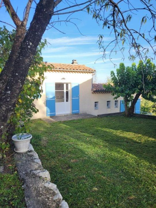 Nid Douillet - Les Fargettes - Superbe Vue - Charmante Petite Maison Avec Jardin - 2 Pieces A Privas Bagian luar foto
